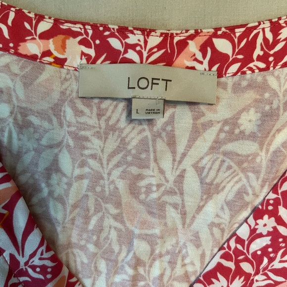 Loft Mixed Media Blouse - Picture 2 of 6